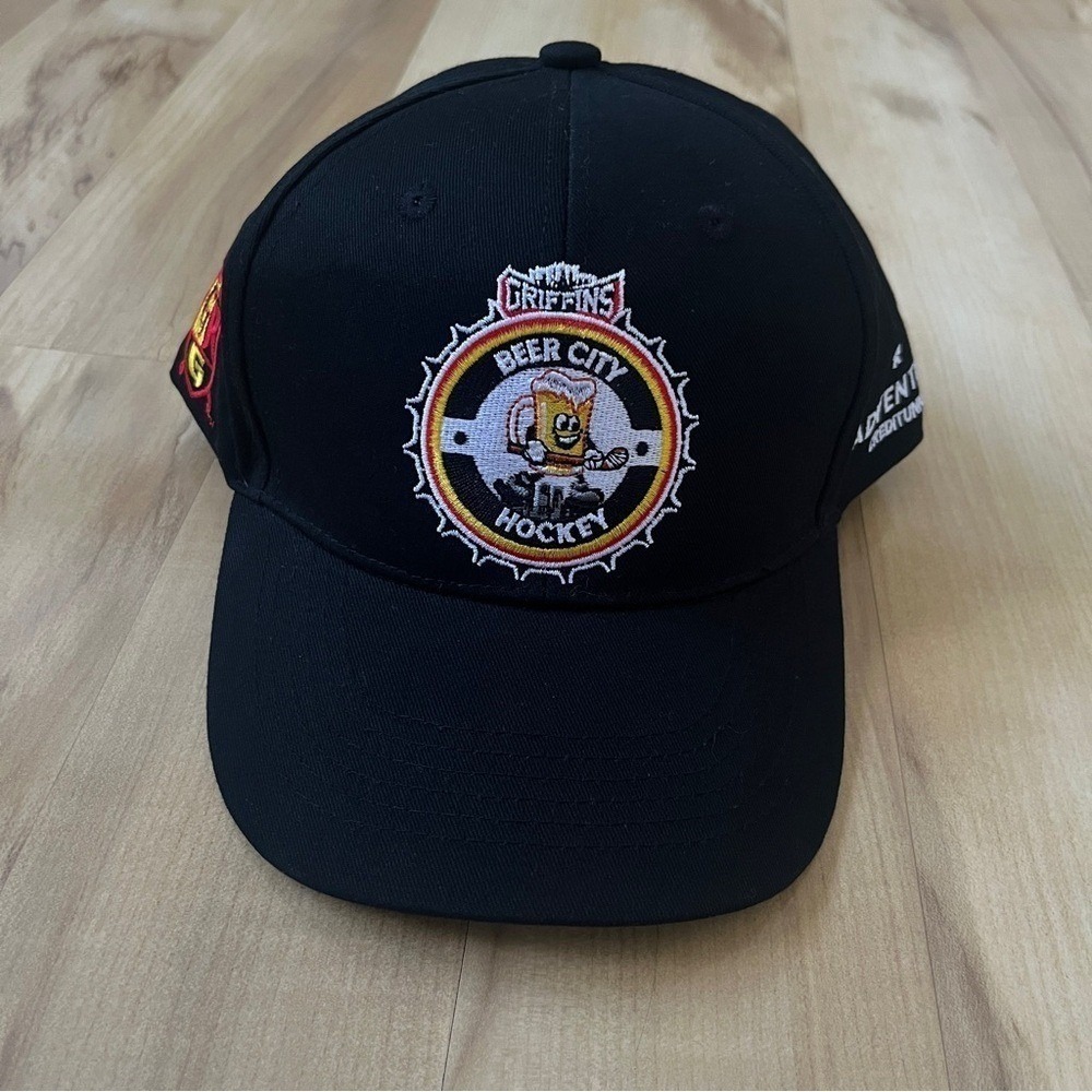 Grand Rapids Griffins Beer‎ City Hat Detroit Red Wings AHL Team Black New SGA